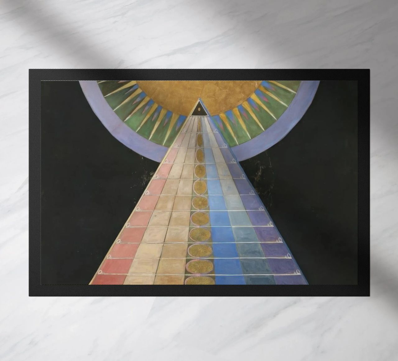 HILMA AF KLINT concentric zerbino da Hilma HIll
