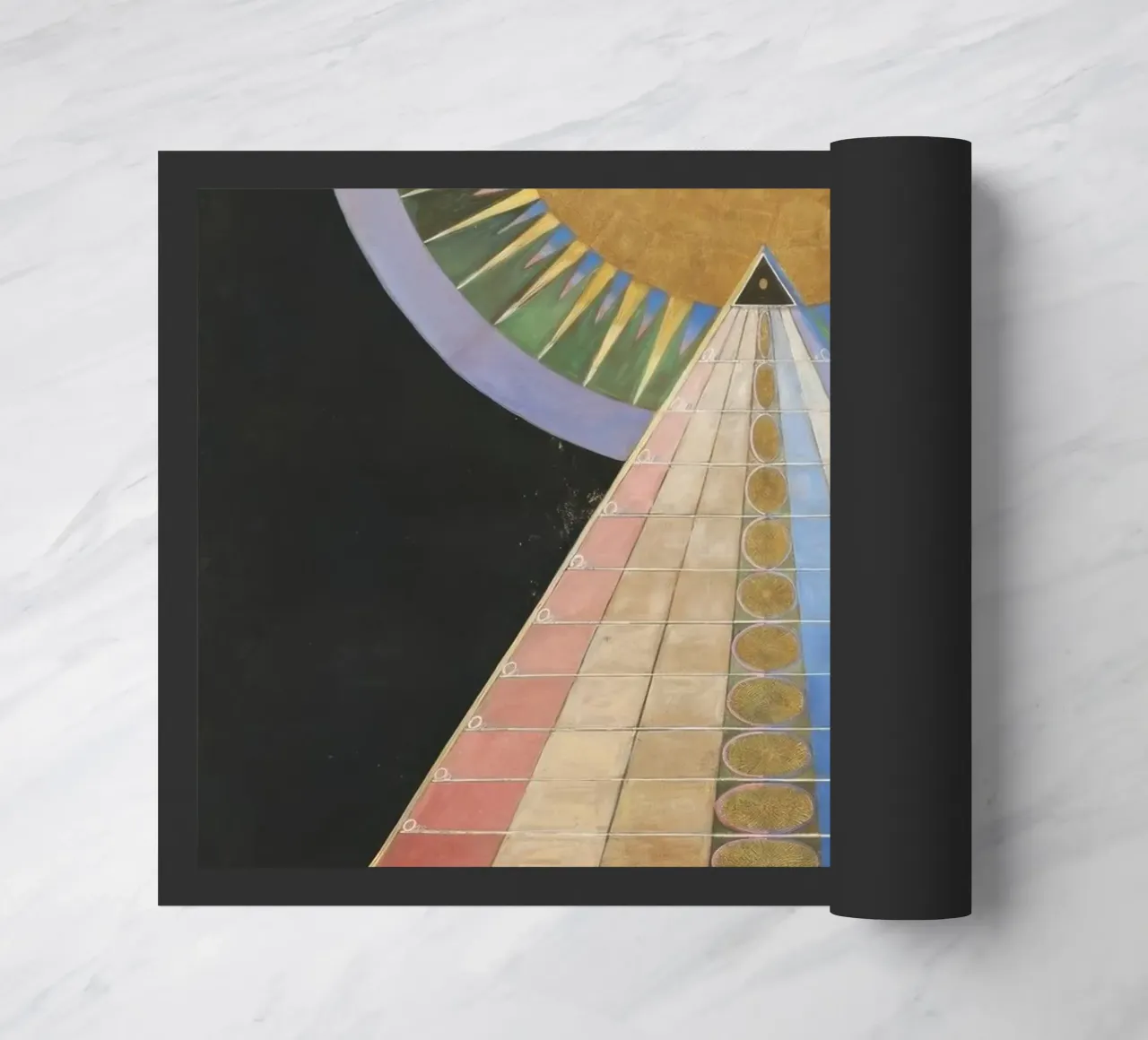 HILMA AF KLINT concentric zerbino da Hilma HIll