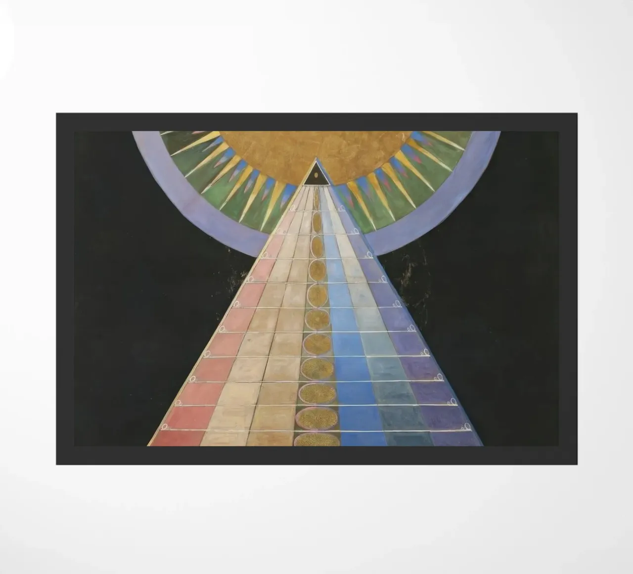 HILMA AF KLINT concentrisch deurmat van Hilma HIll