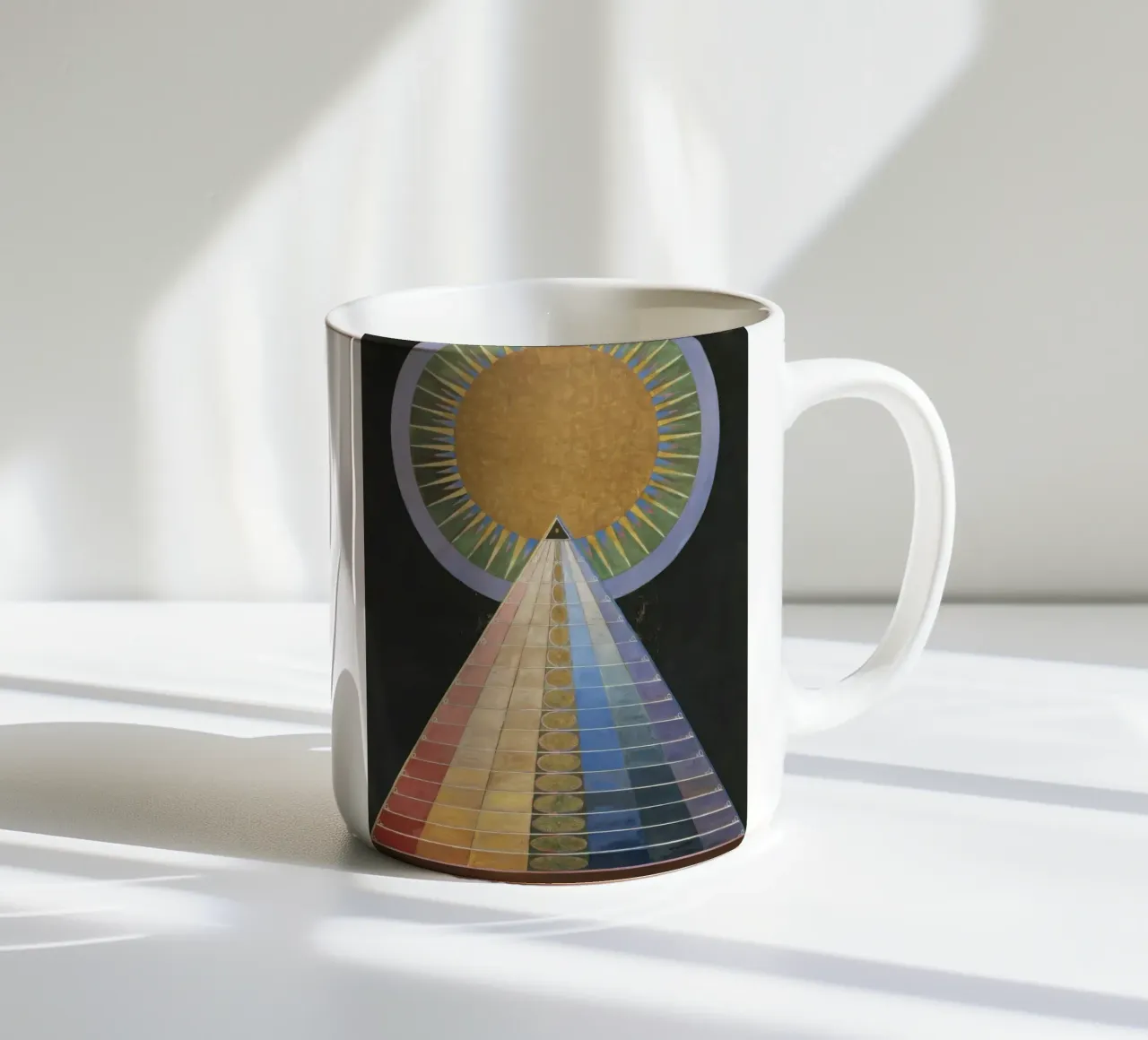 HILMA AF KLINT concentrique mug en céramique de Hilma HIll