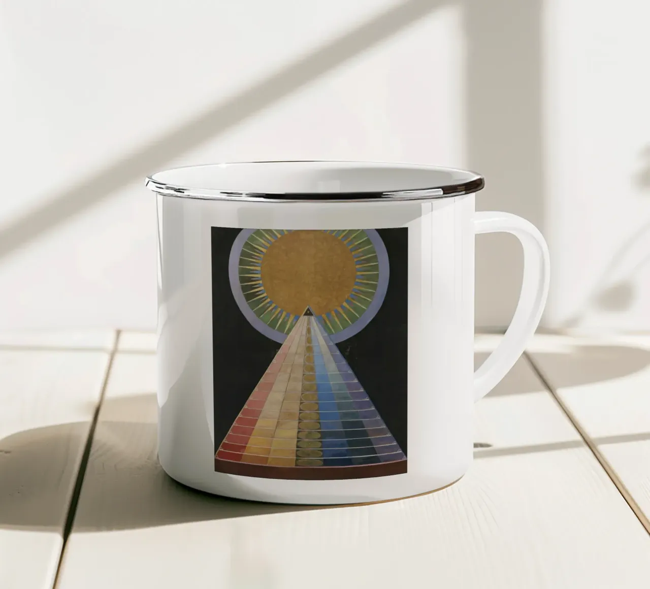 HILMA AF KLINT concentrique mug en émail de Hilma HIll