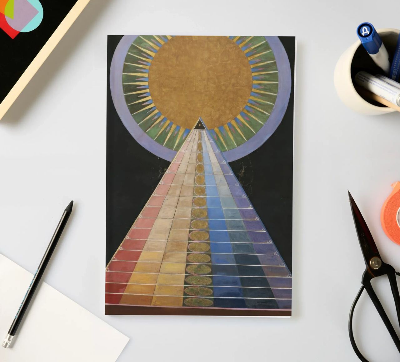 HILMA AF KLINT concentric notebook by Hilma HIll