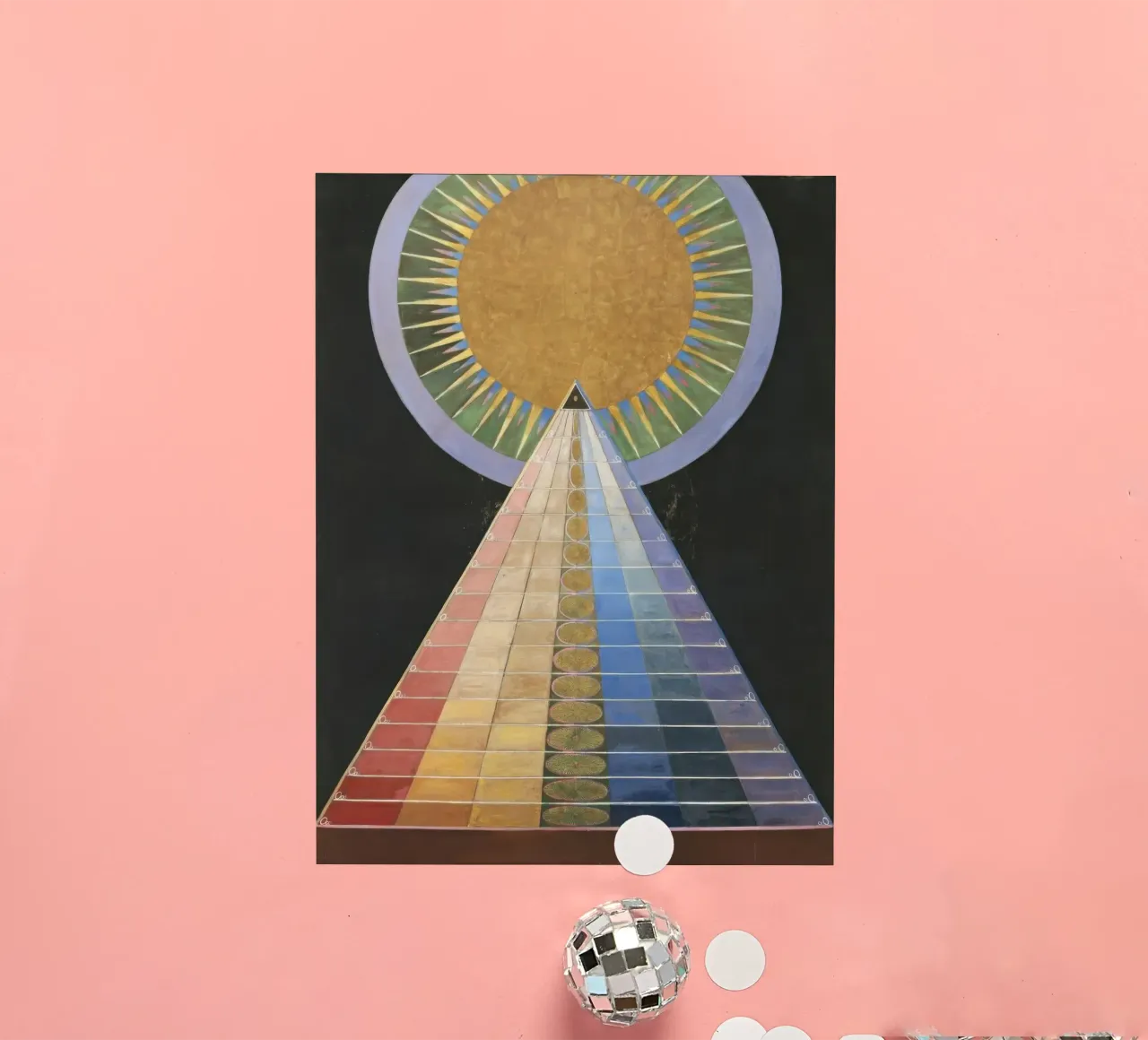 HILMA AF KLINT concentric adesivo da Hilma HIll