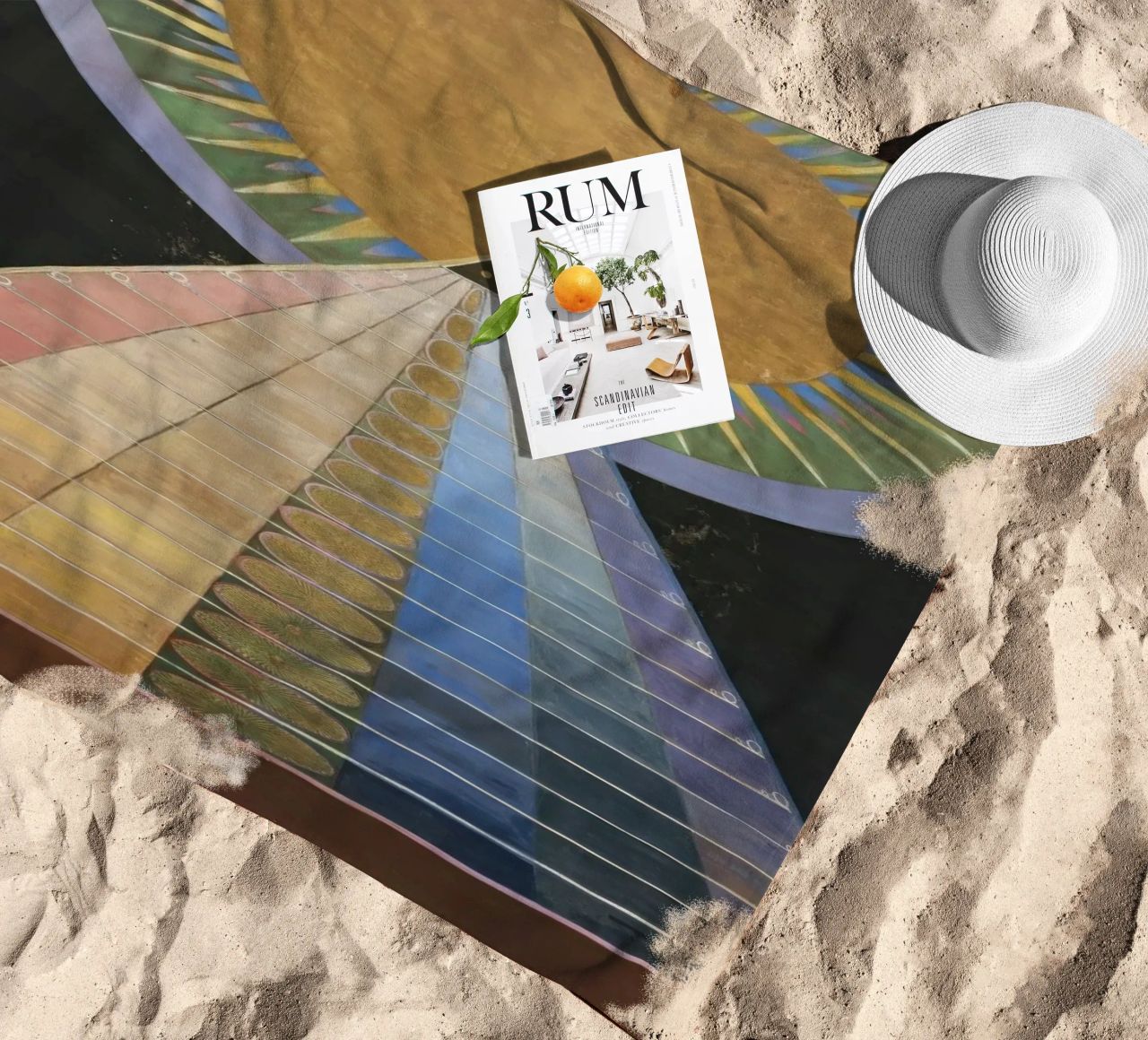 HILMA AF KLINT concentric telo mare da Hilma HIll