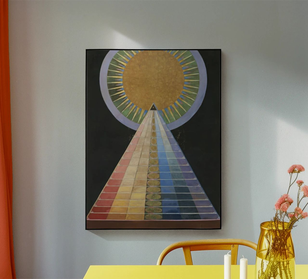 HILMA AF KLINT concentric plexiglass da Hilma HIll