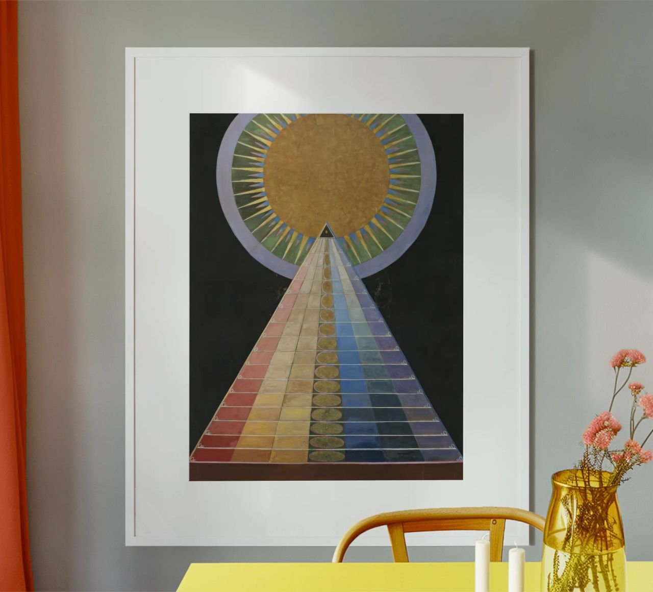 HILMA AF KLINT concentric carta hahnemühle da Hilma HIll