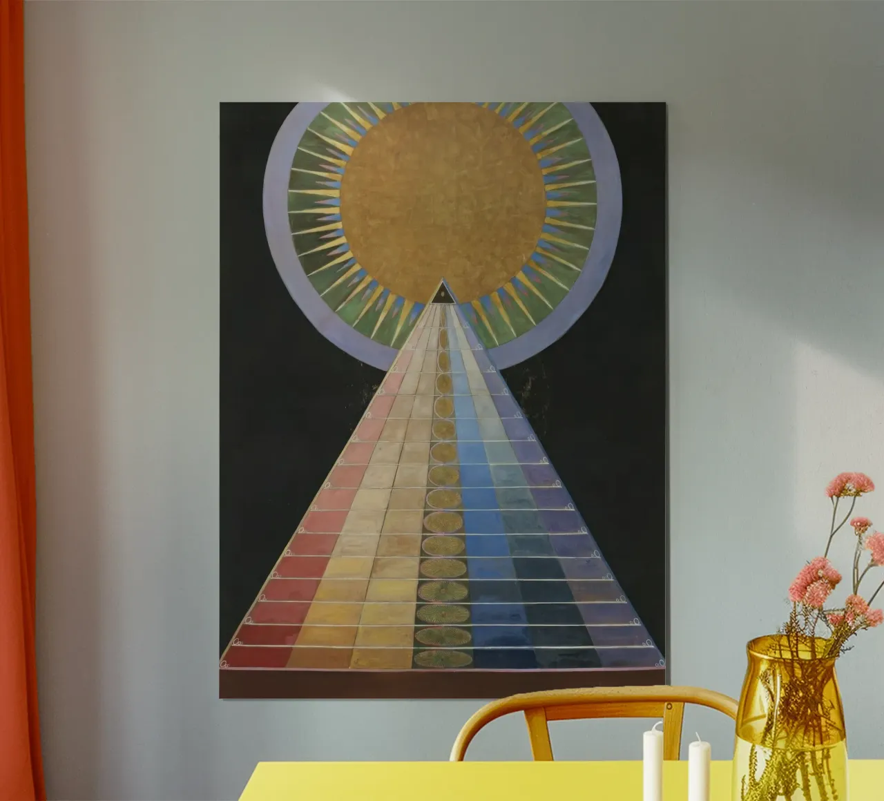 HILMA AF KLINT concéntrico hahnemühle de Hilma HIll
