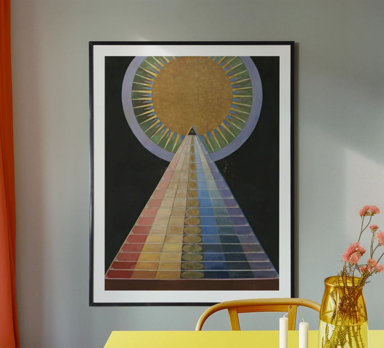 HILMA AF KLINT concentric carta hahnemühle da Hilma HIll