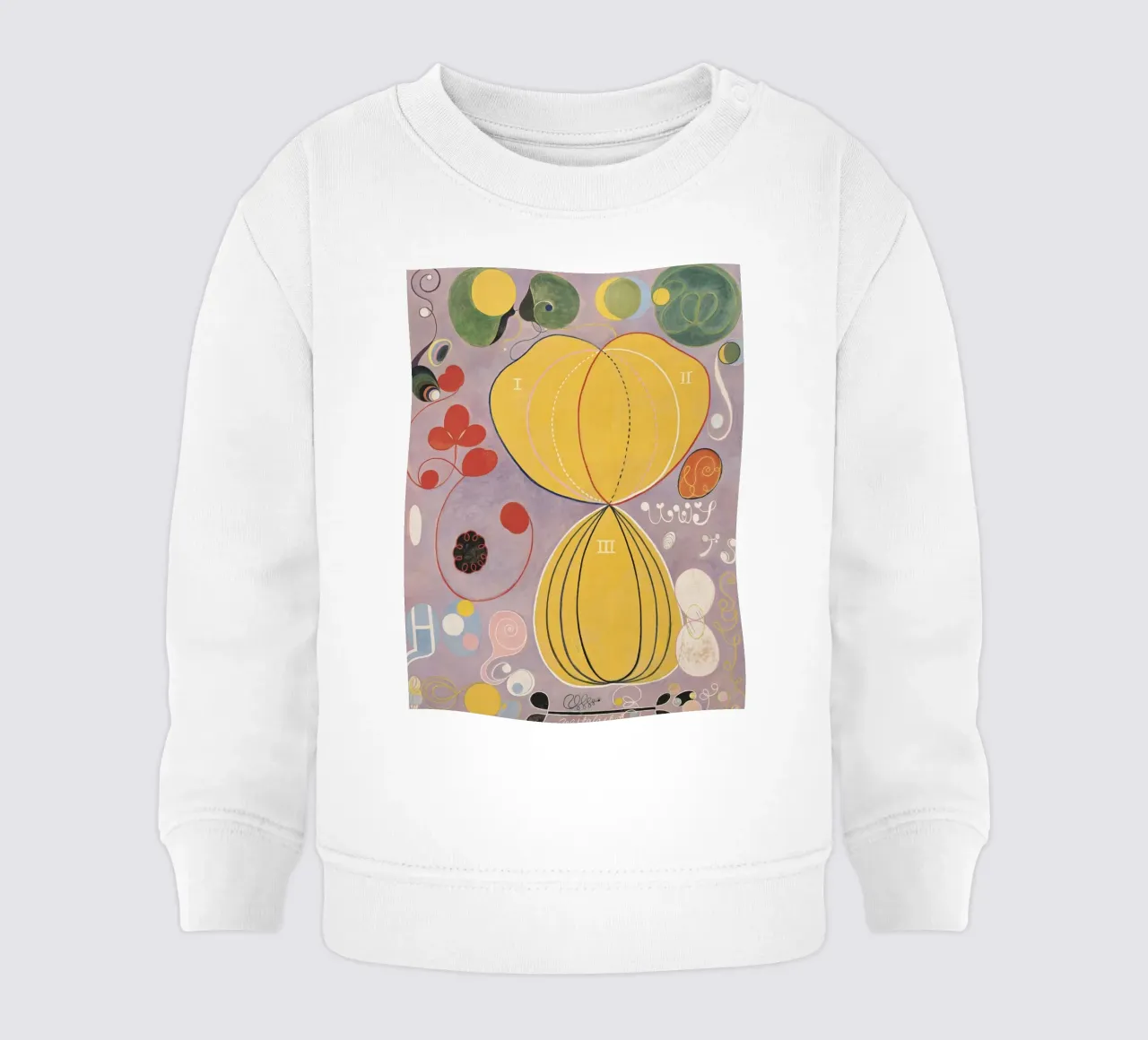 Moduli astratti HILMA AF KLINT felpa neonato da Hilma HIll