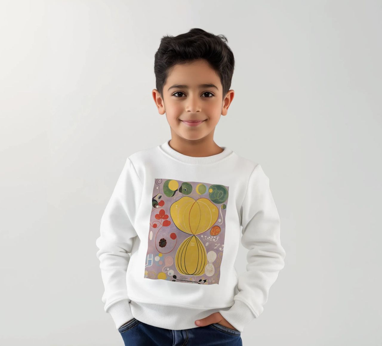 Moduli astratti HILMA AF KLINT felpa bambino da Hilma HIll