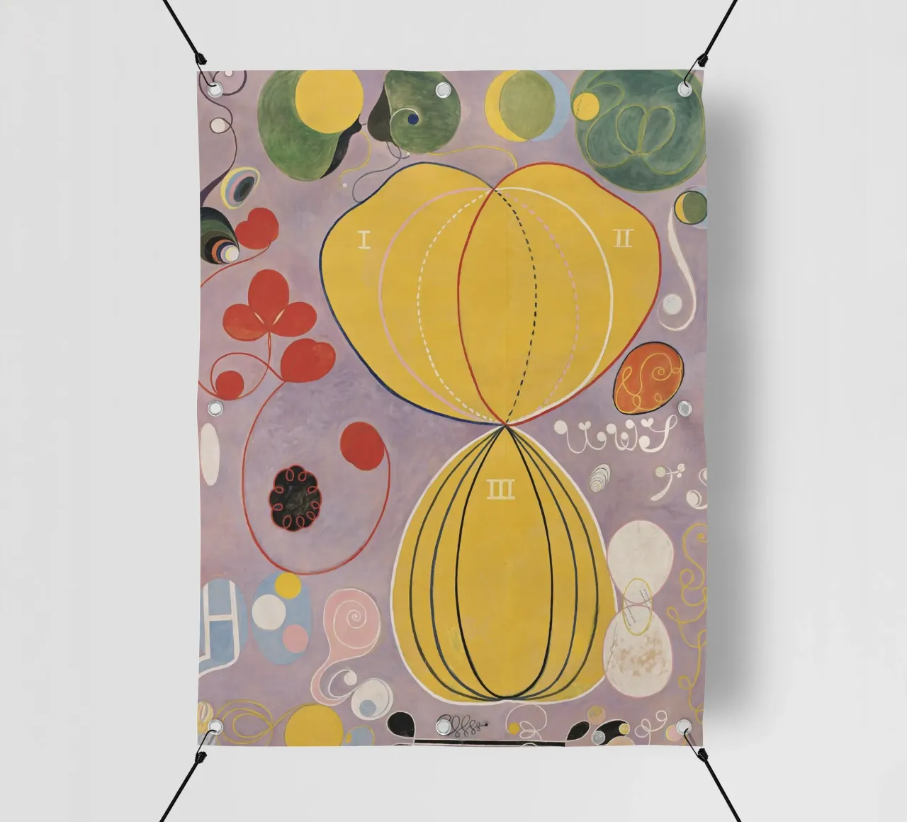 Moduli astratti HILMA AF KLINT telo in pvc da Hilma HIll