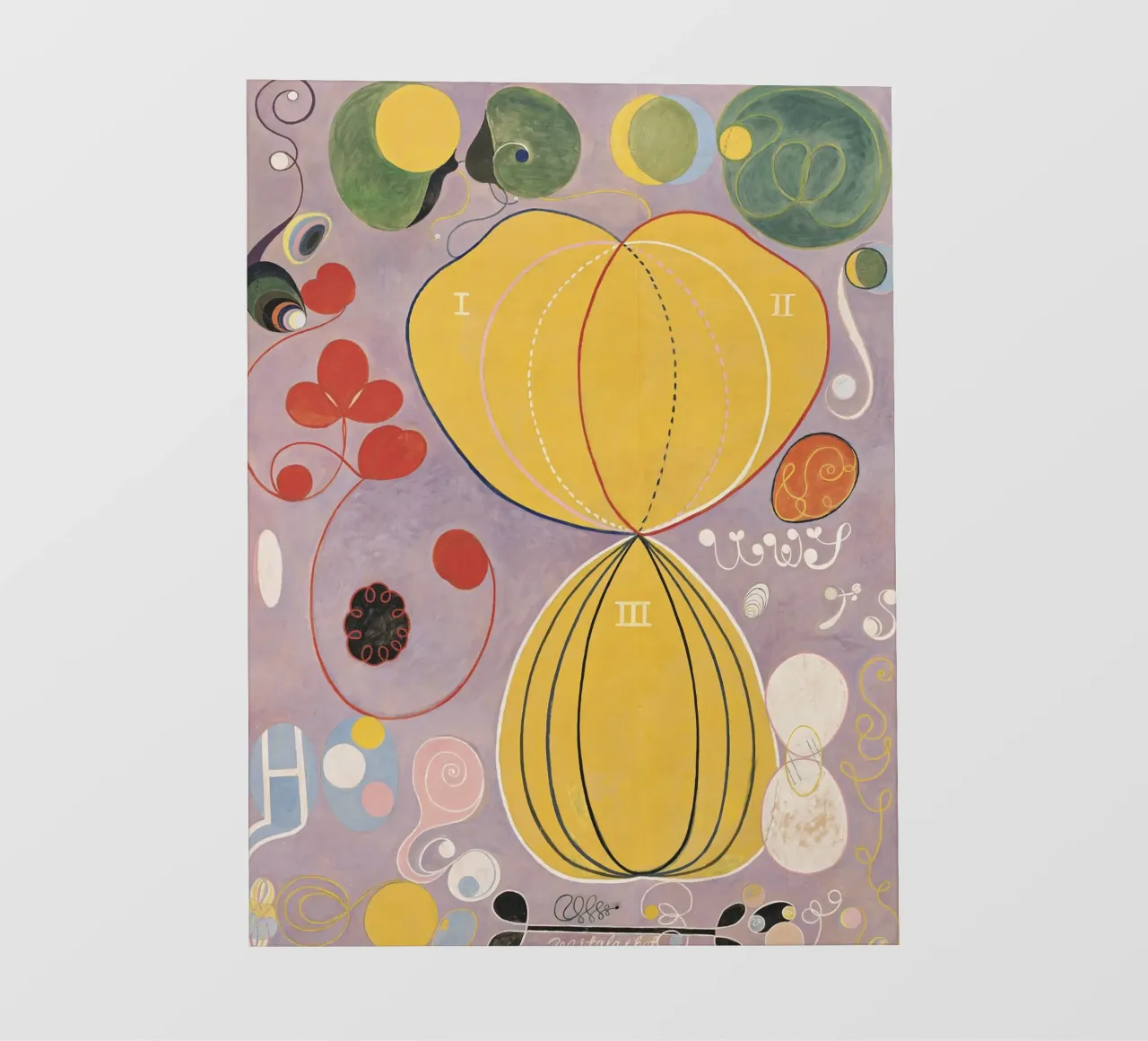 Moduli astratti HILMA AF KLINT telo in pvc da Hilma HIll