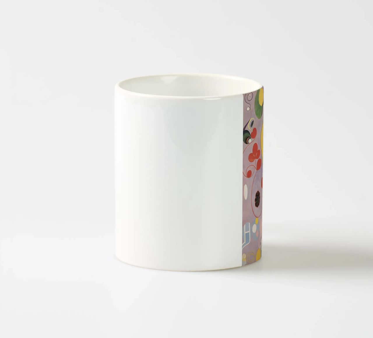 HILMA AF KLINT abstract forms ceramic mug by Hilma HIll