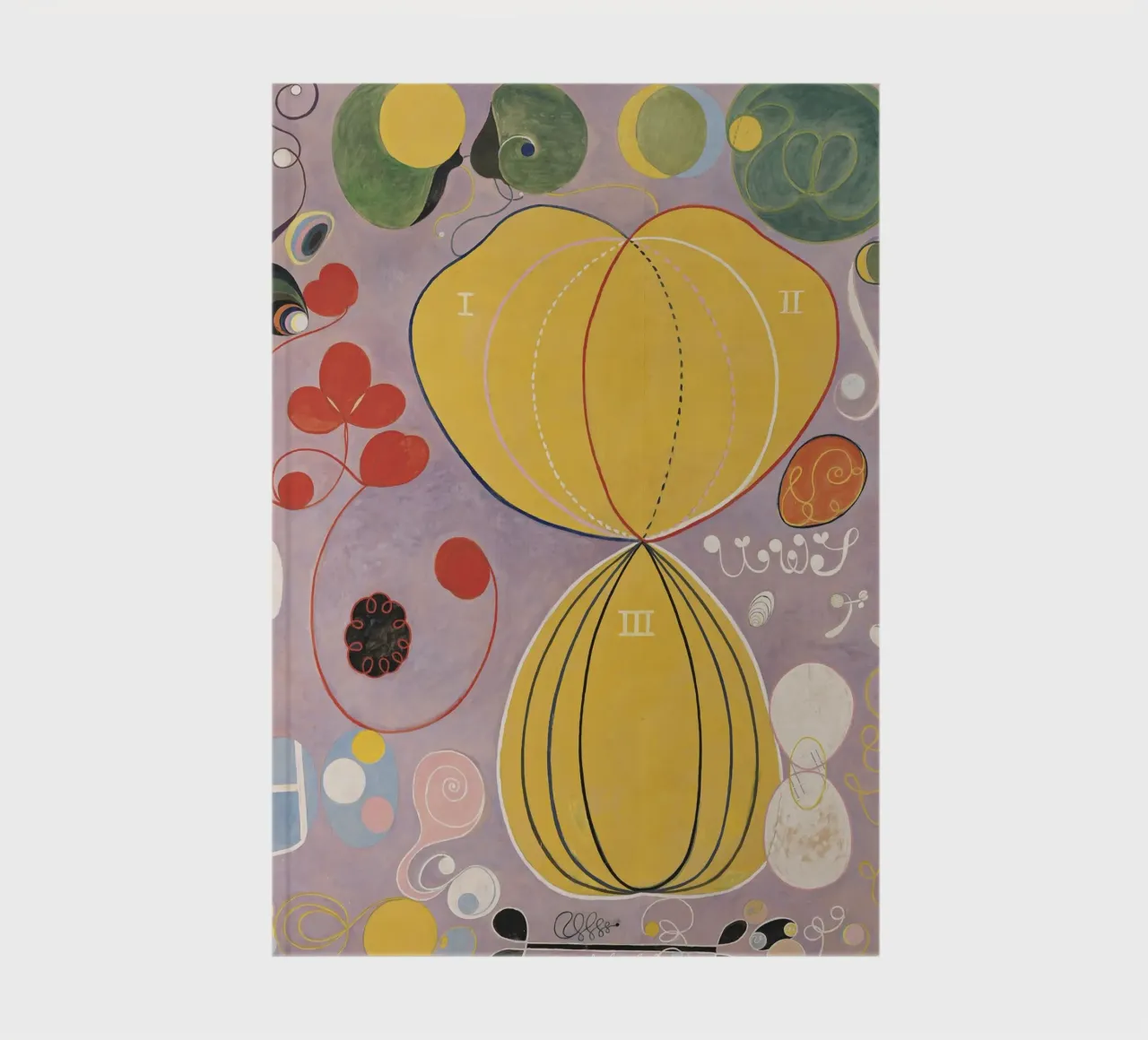 HILMA AF KLINT abstract forms notebook by Hilma HIll