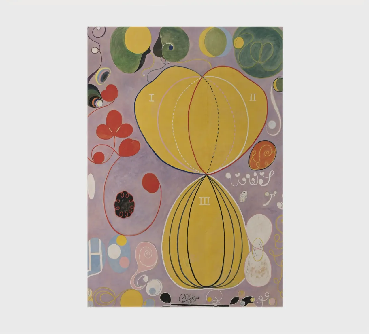 HILMA AF KLINT abstract forms notebook by Hilma HIll