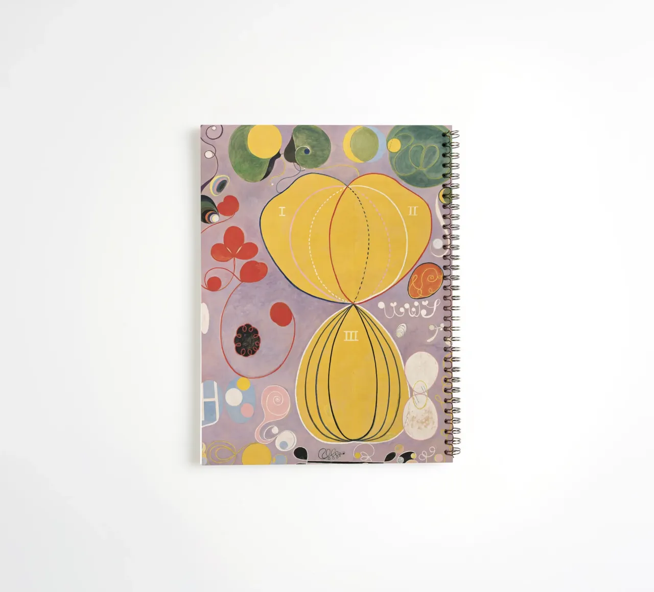 HILMA AF KLINT samenvattingen notitieboek met spiraal van Hilma HIll