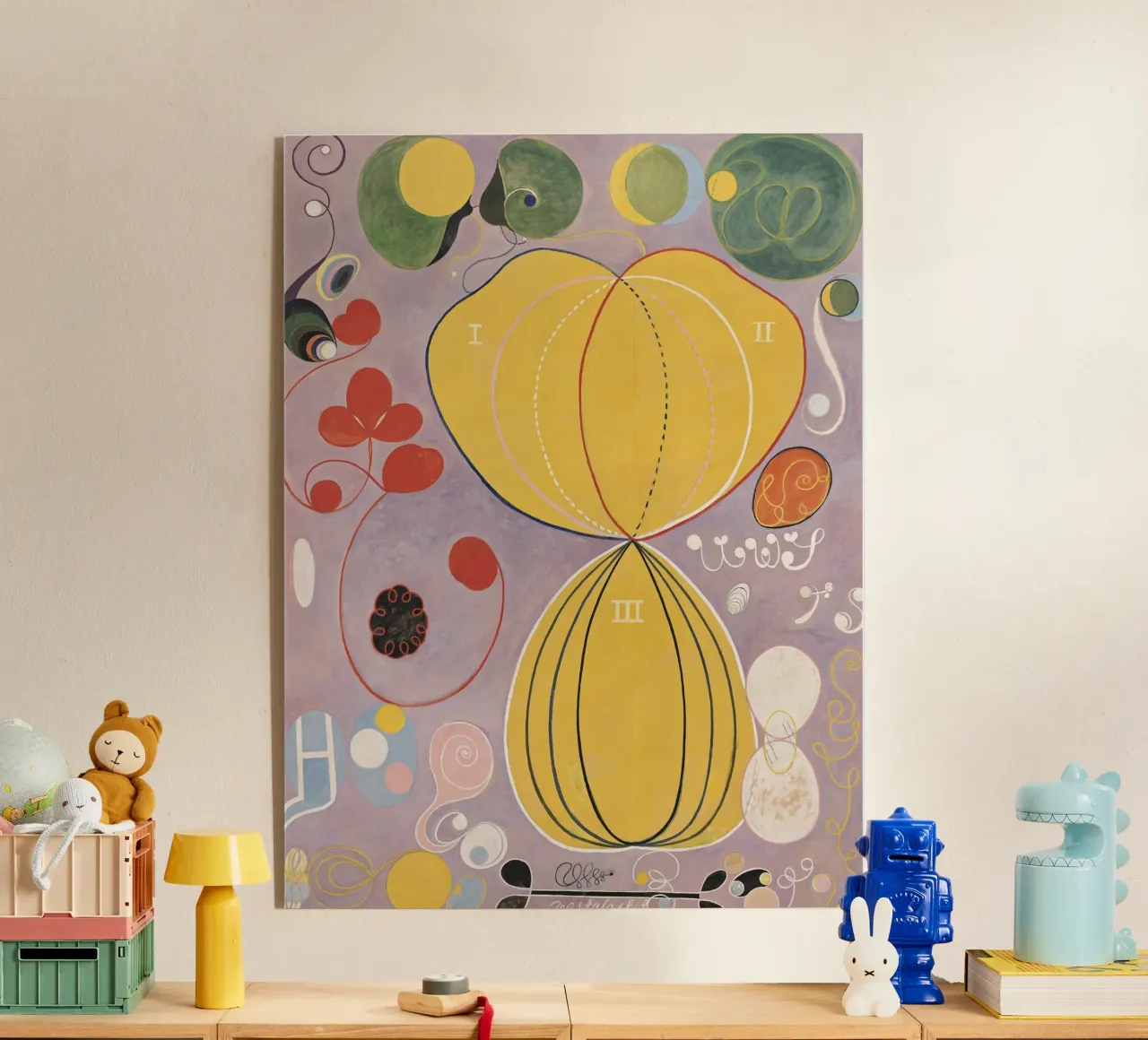 Moduli astratti HILMA AF KLINT plexiglass da Hilma HIll