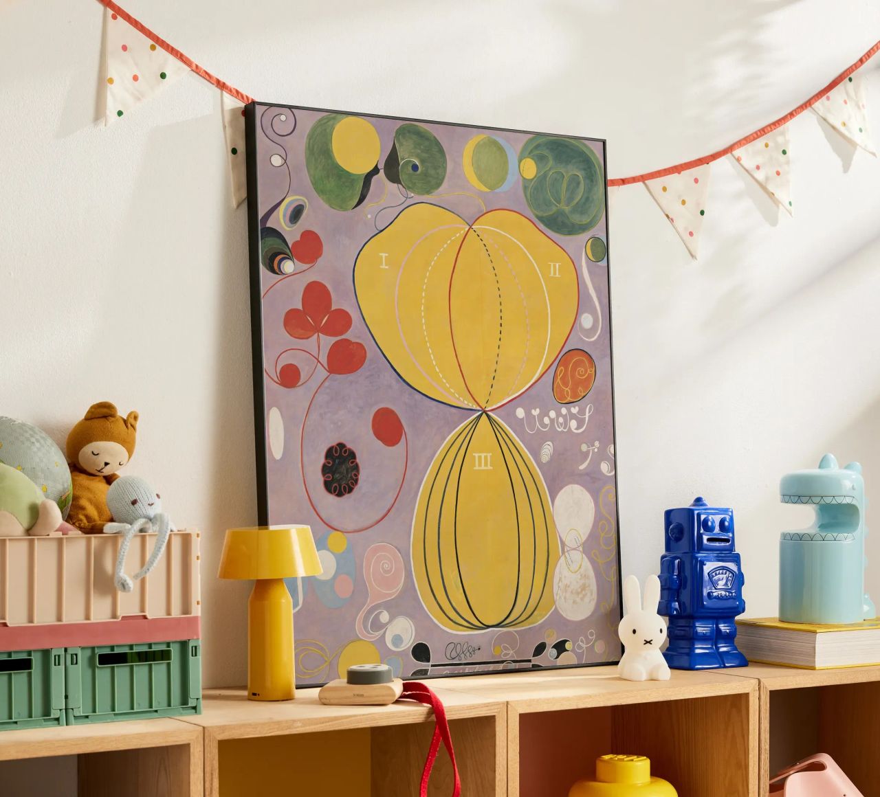 HILMA AF KLINT abstract forms alu-dibond by Hilma HIll
