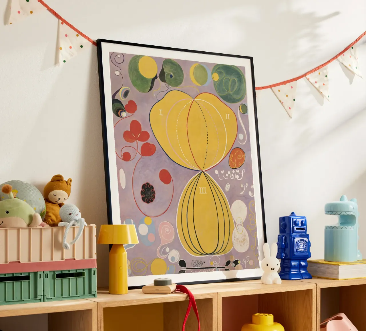 HILMA AF KLINT formes abstraites poster de Hilma HIll