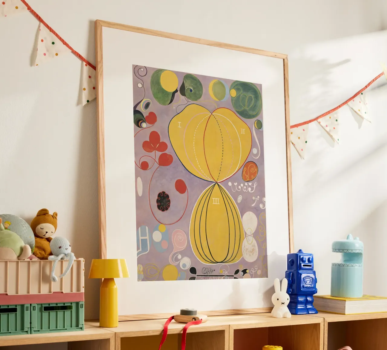 HILMA AF KLINT formes abstraites poster de Hilma HIll