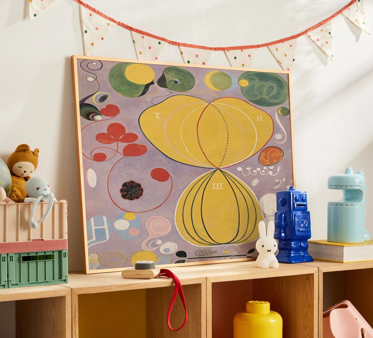 HILMA AF KLINT abstract forms poster by Hilma HIll