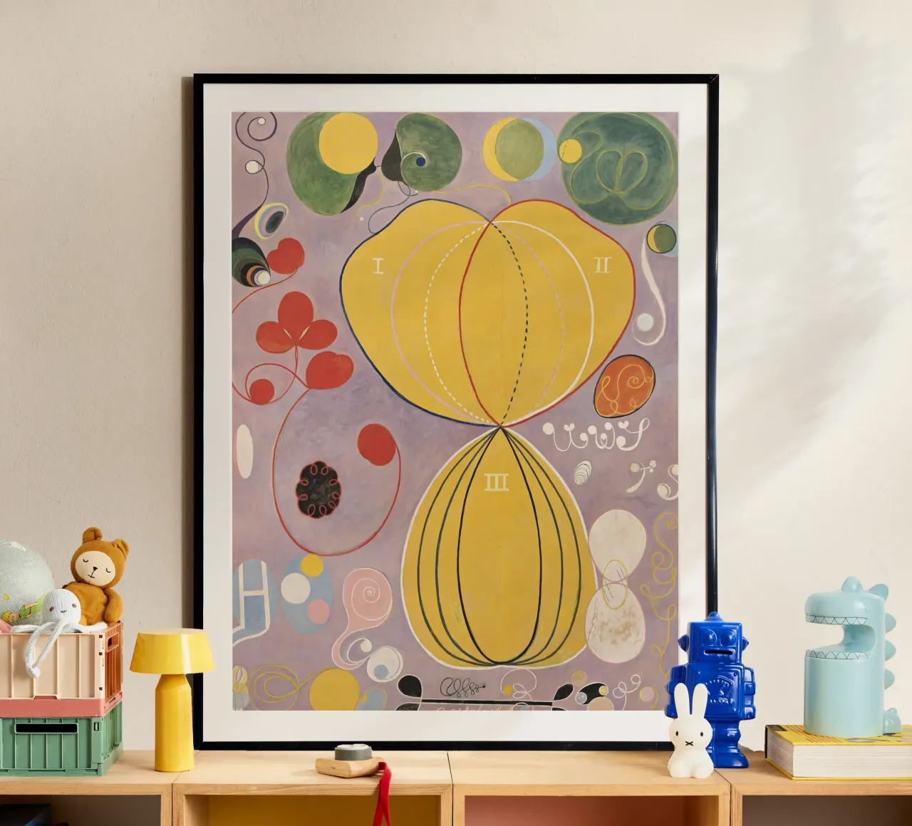 HILMA AF KLINT formes abstraites poster de Hilma HIll