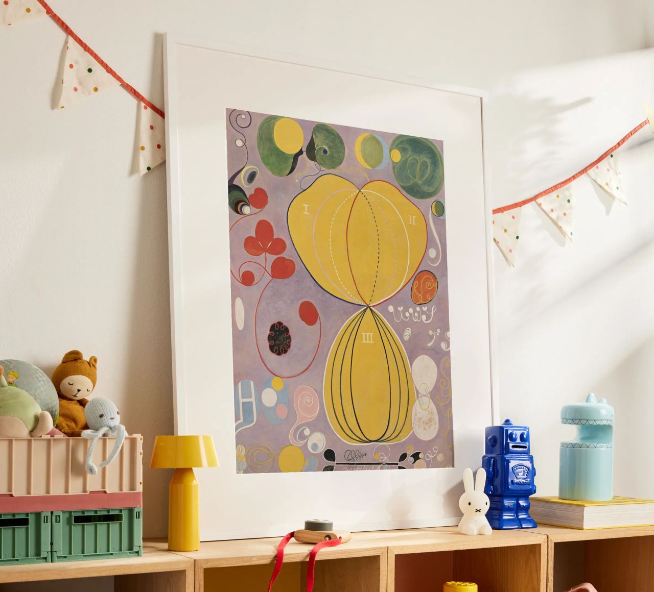 HILMA AF KLINT abstract forms poster by Hilma HIll