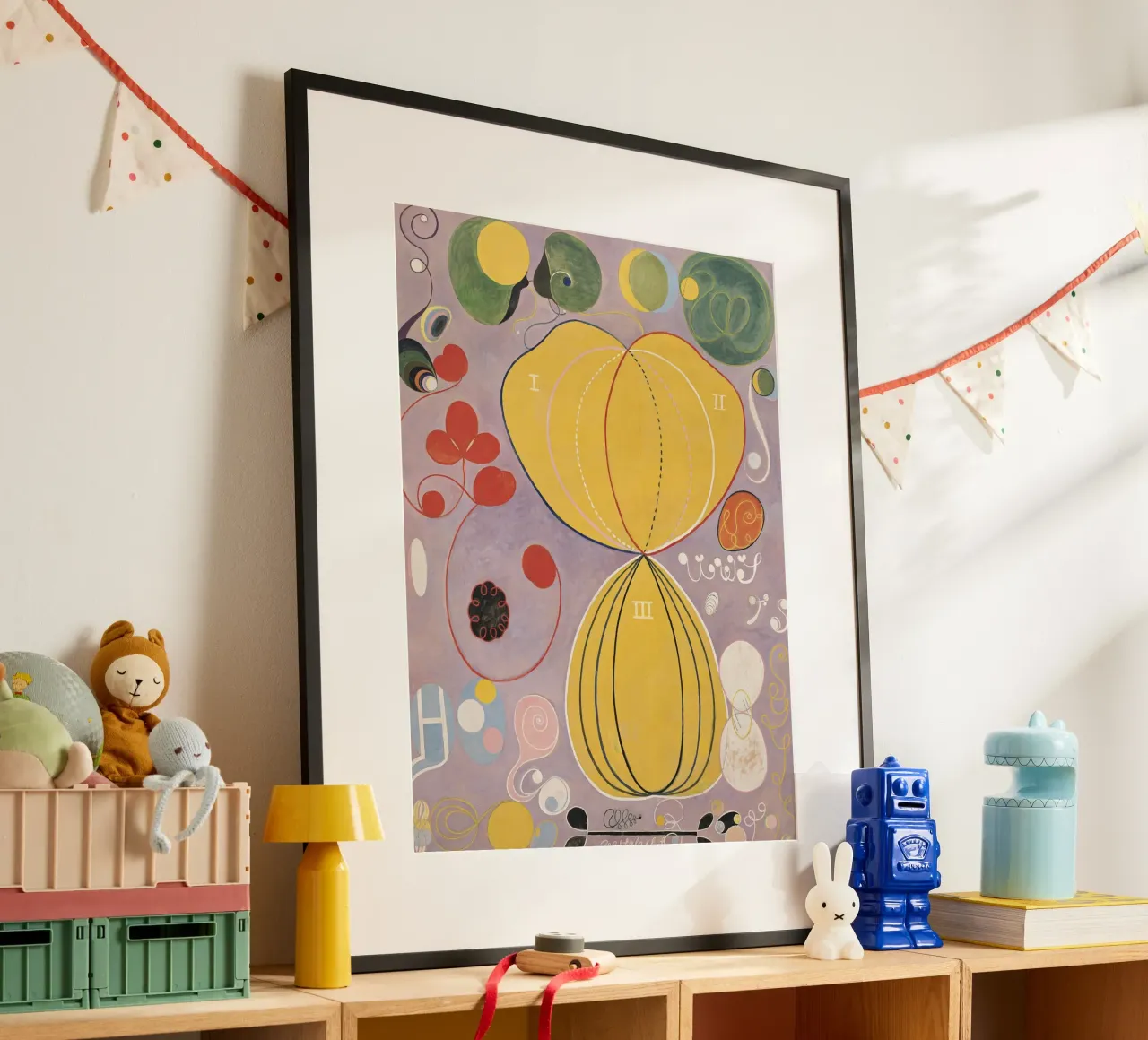 HILMA AF KLINT formes abstraites poster de Hilma HIll