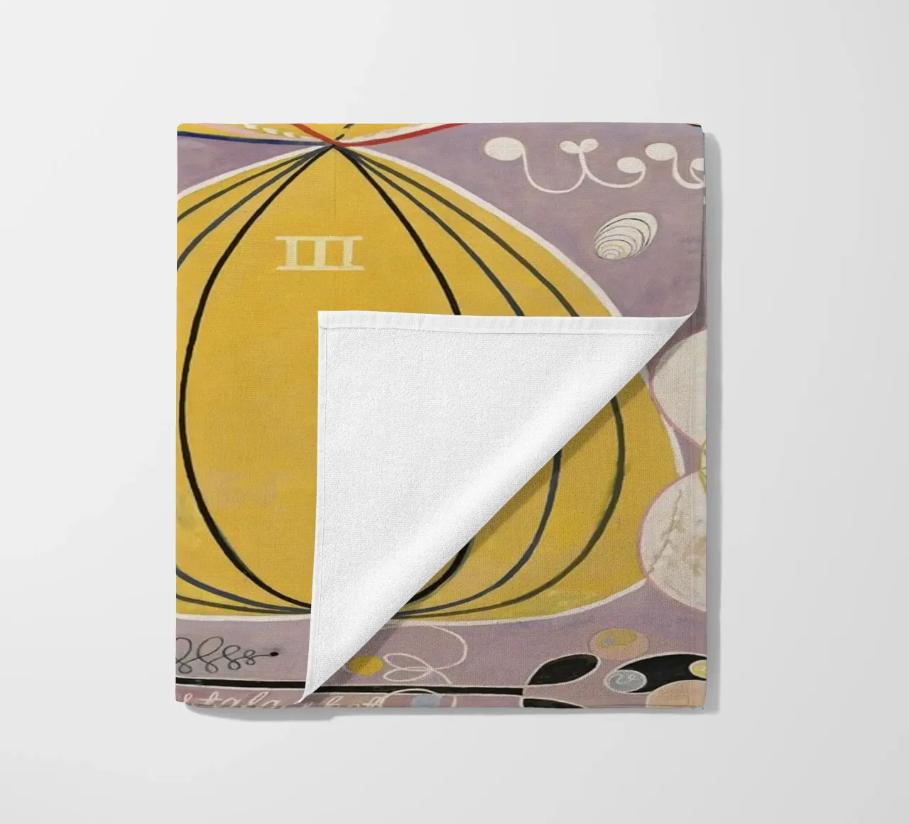 HILMA AF KLINT abstrakte Formulare Strandtuch von Hilma HIll