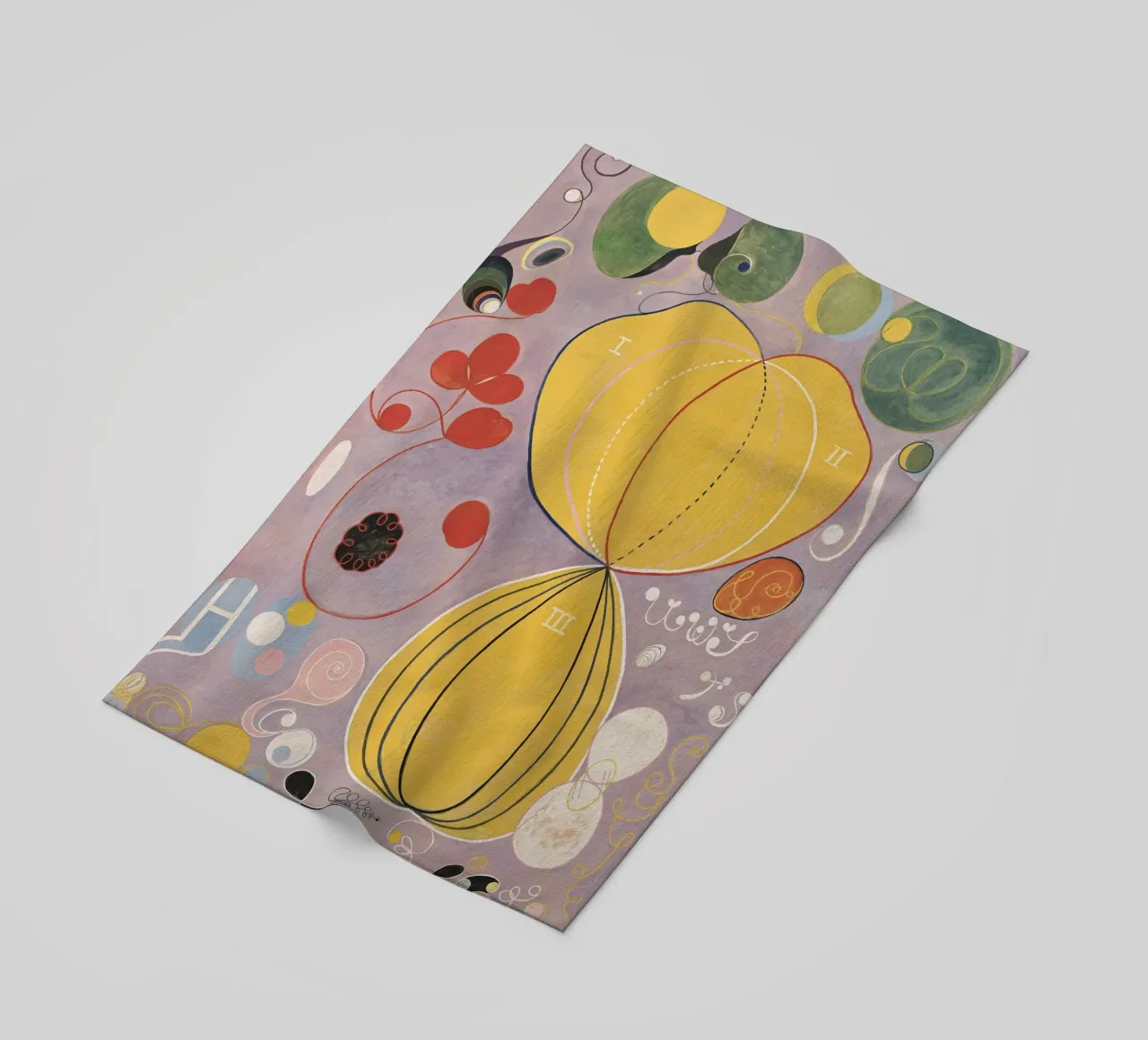 HILMA AF KLINT abstrakte Formulare Strandtuch von Hilma HIll