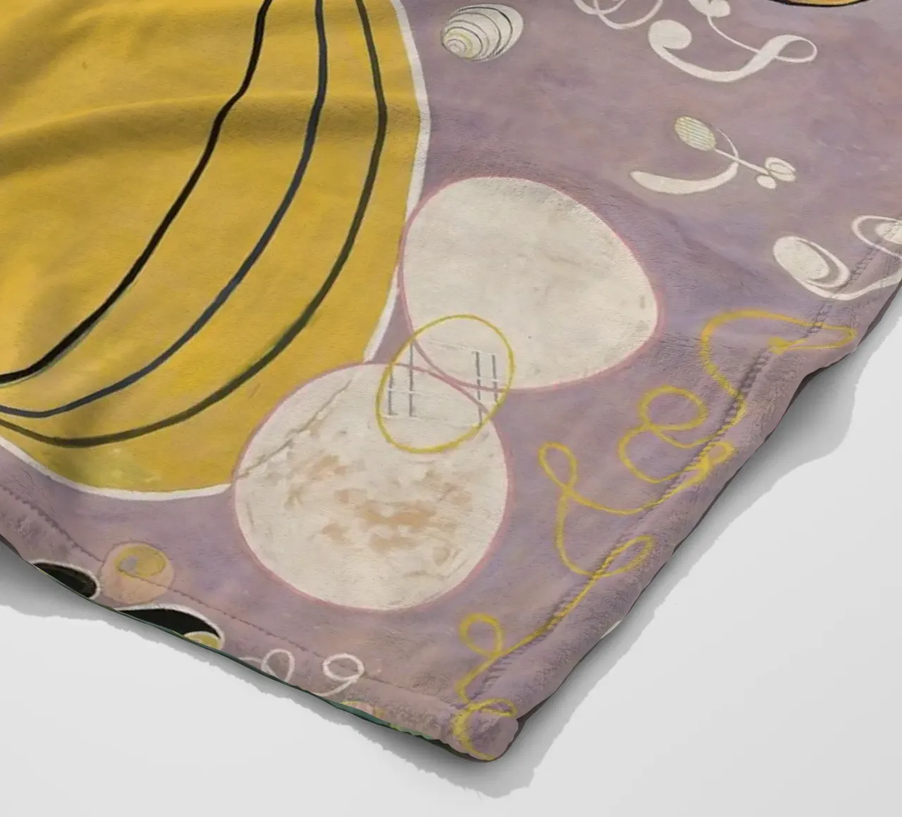 HILMA AF KLINT abstrakte Formulare Fleecedecke von Hilma HIll
