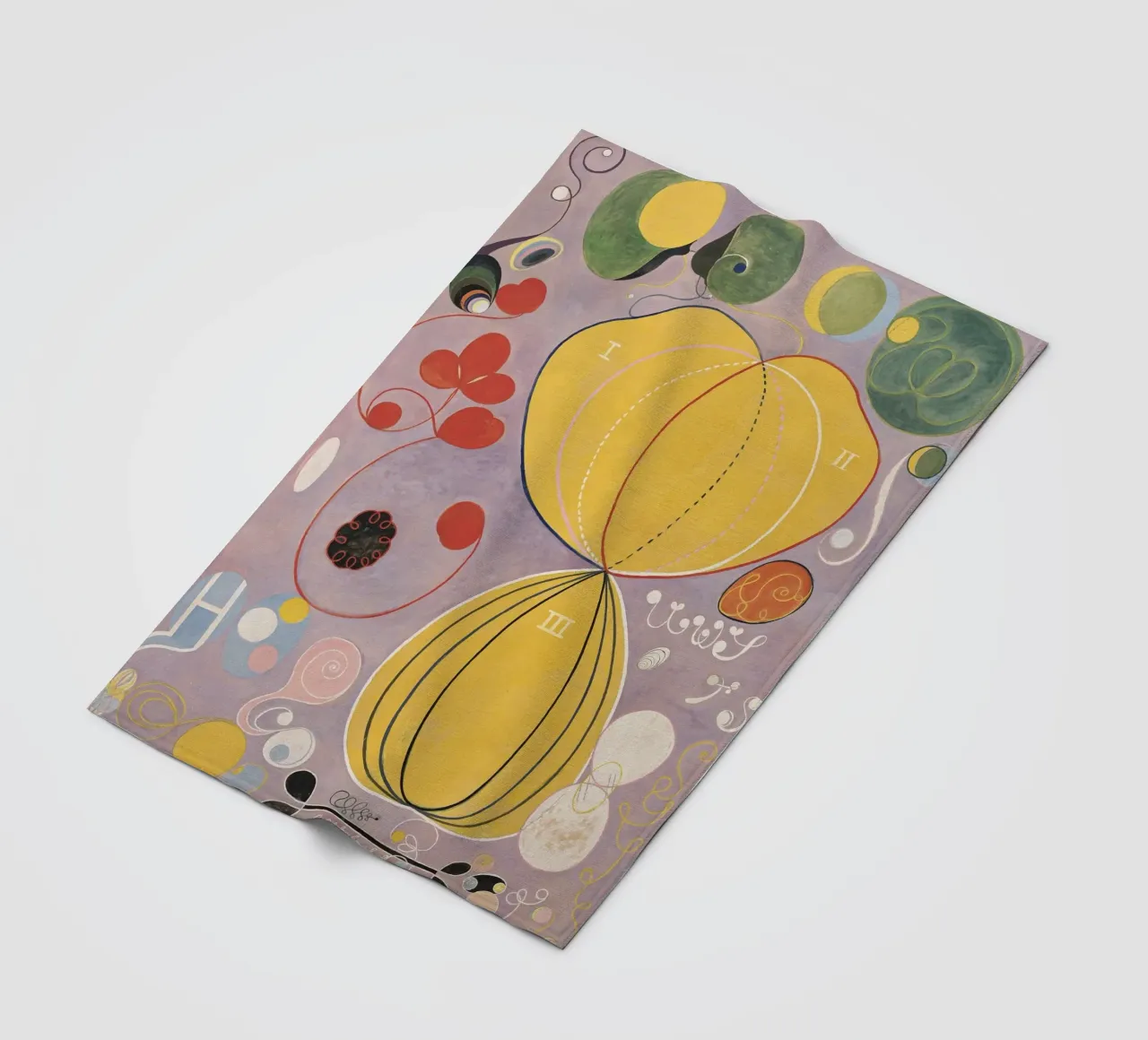 HILMA AF KLINT abstrakte Formulare Fleecedecke von Hilma HIll