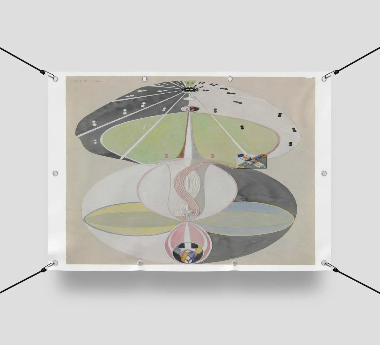 Transizioni di colore HILMA AF KLINT telo in pvc da Hilma HIll