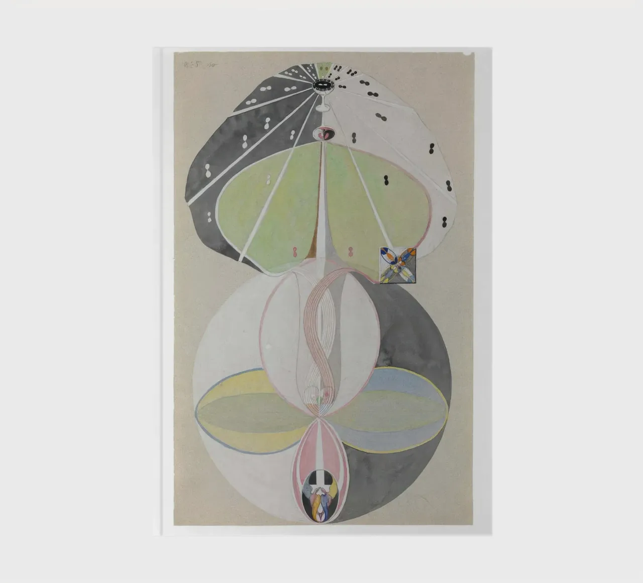 HILMA AF KLINT color transitions notebook by Hilma HIll