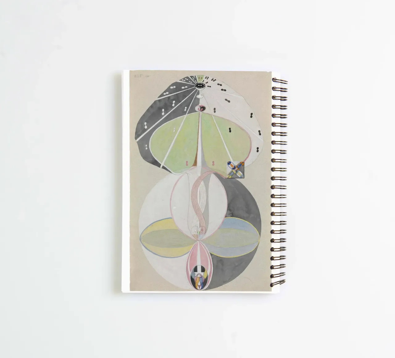 HILMA AF KLINT color transitions spiral notebook by Hilma HIll
