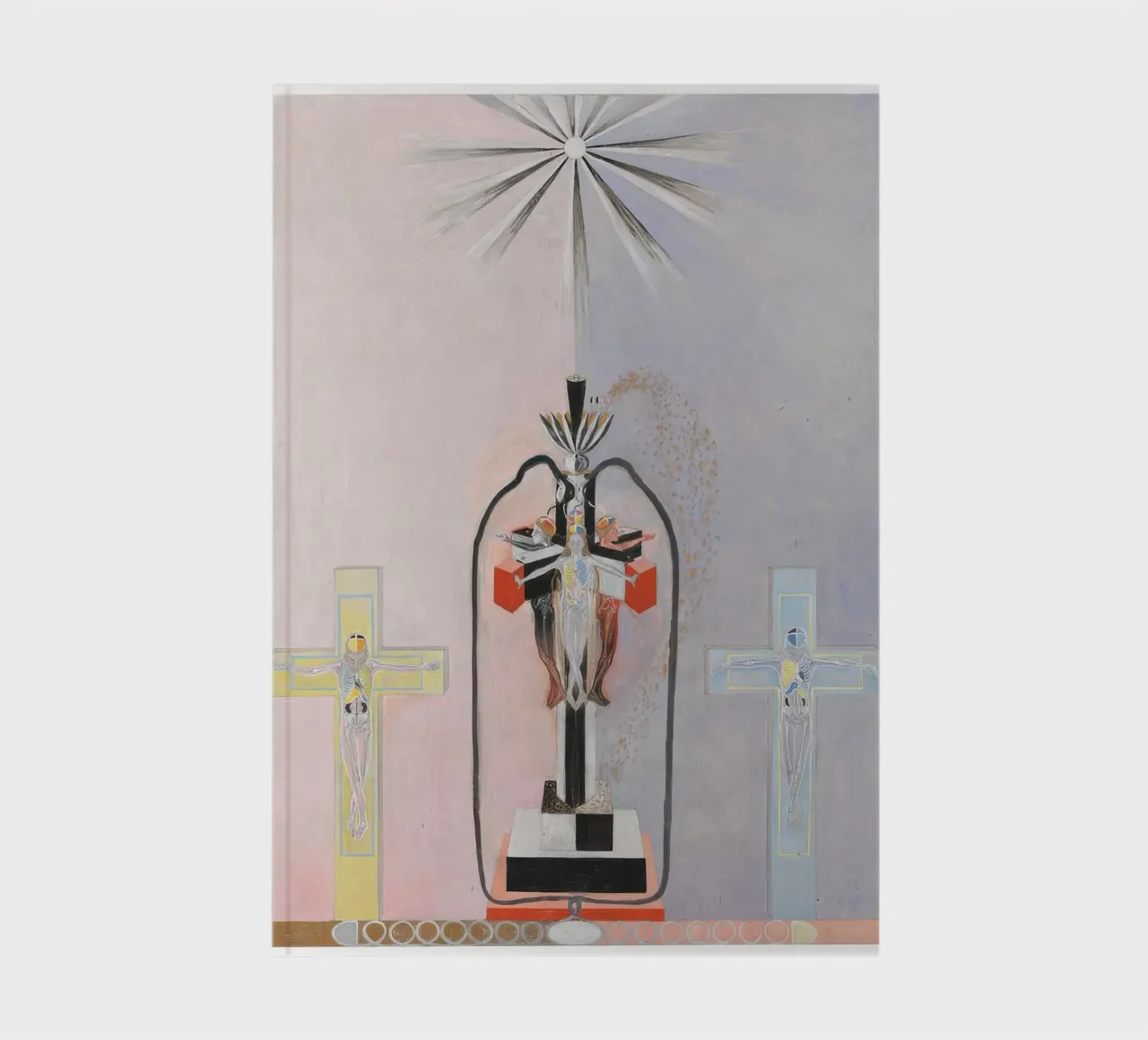 HILMA AF KLINT contrasting colors notebook by Hilma HIll