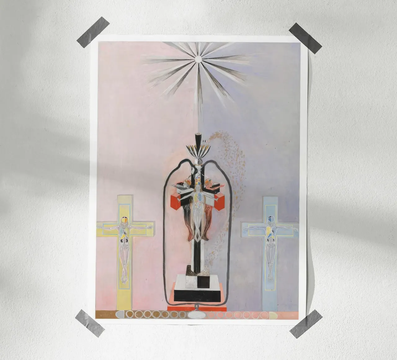 HILMA AF KLINT colori a contrasto carta hahnemühle da Hilma HIll