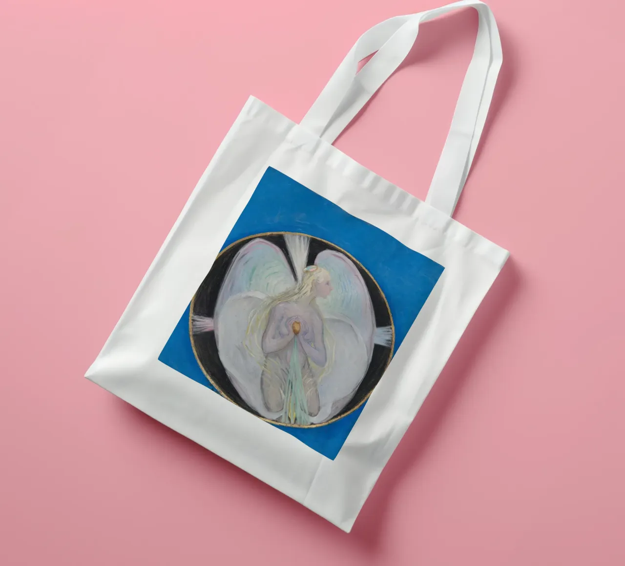 Devozione HILMA AF KLINT borsa in juta da Band Merch
