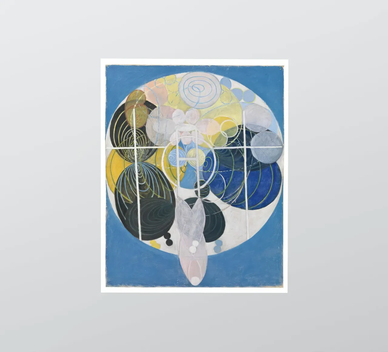 HILMA AF KLINT central symmetry adesivo da Hilma HIll