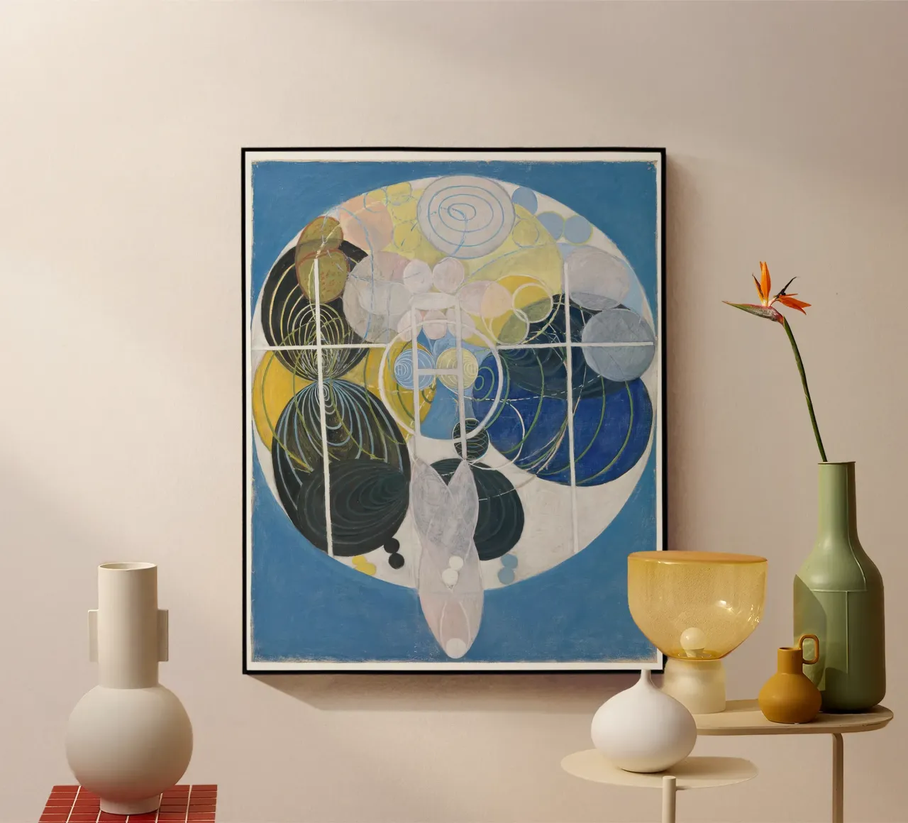 HILMA AF KLINT central symmetry plexiglass da Hilma HIll