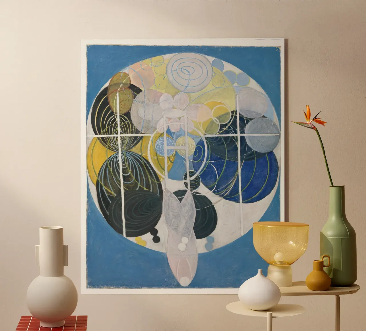 HILMA AF KLINT central symmetry plexiglass da Hilma HIll