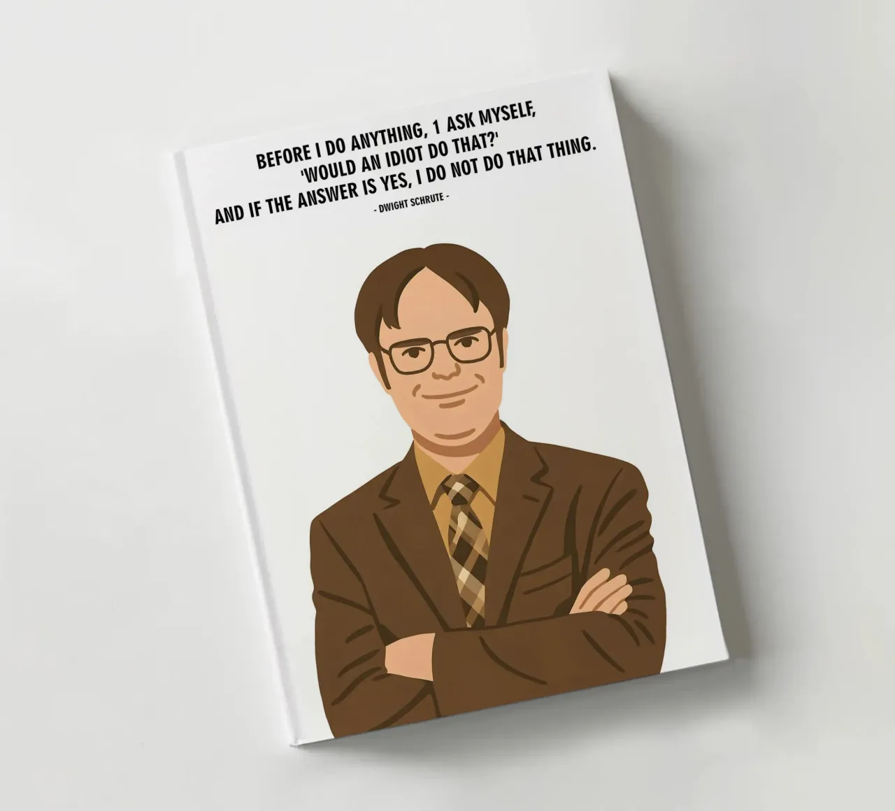 Dwight Schrute The Office quotes carnet de notes de MoviesArt