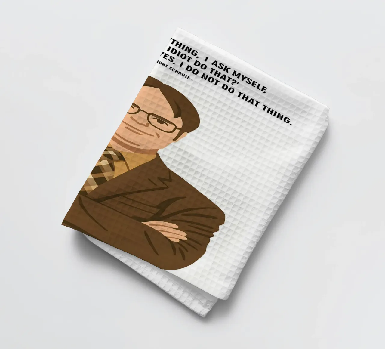 Dwight Schrute The Office quotes canovaccio da cucina da MoviesArt