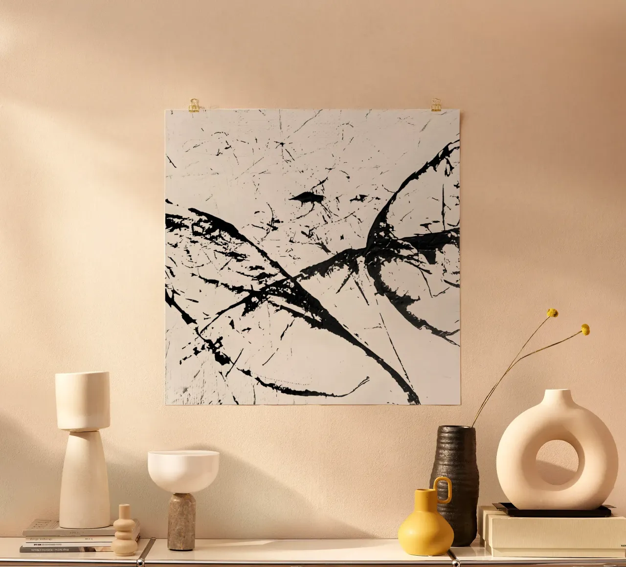 Nessun titolo poster con telaio in alluminio da cykwak