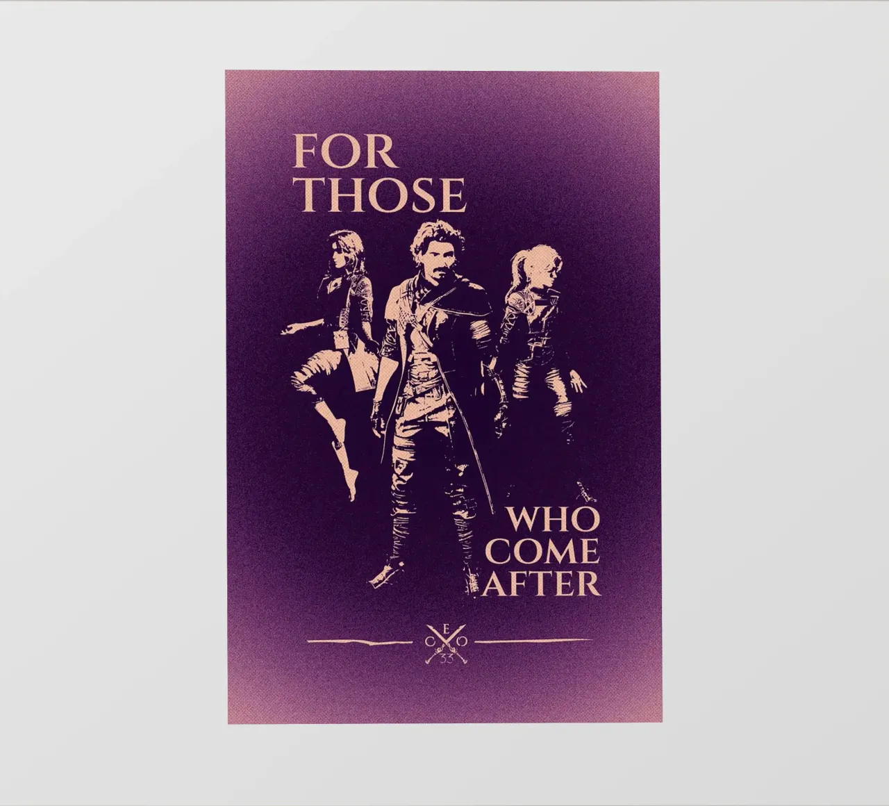 Clair Obscur  Motivational Quote pellicola backlit da NextPixel