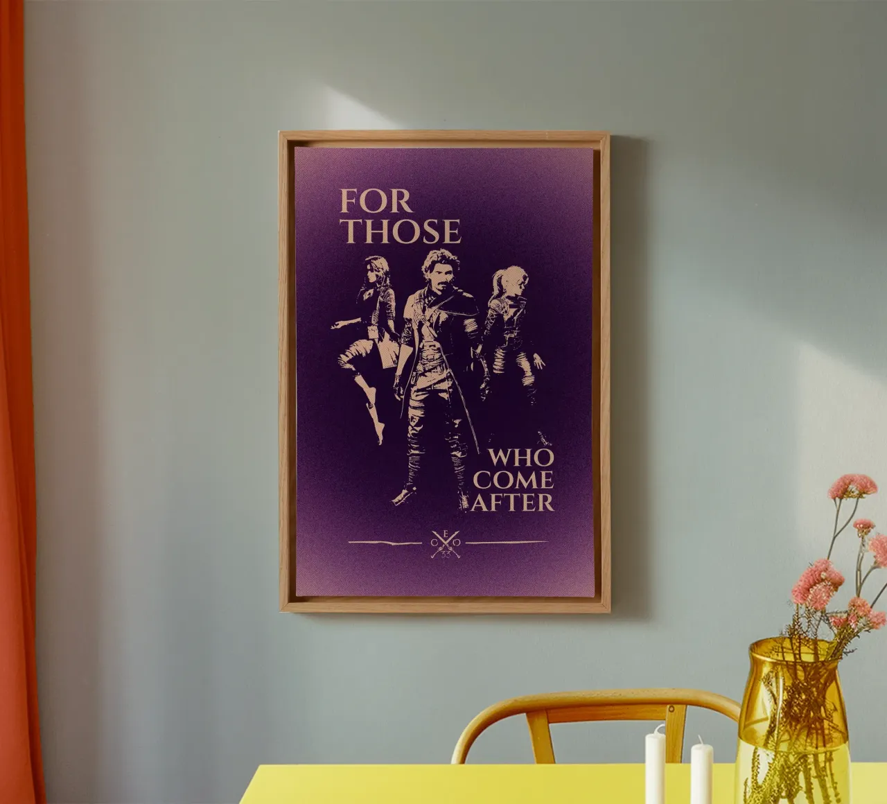 Clair Obscur  Motivational Quote tela con Cornice a cassetta da NextPixel