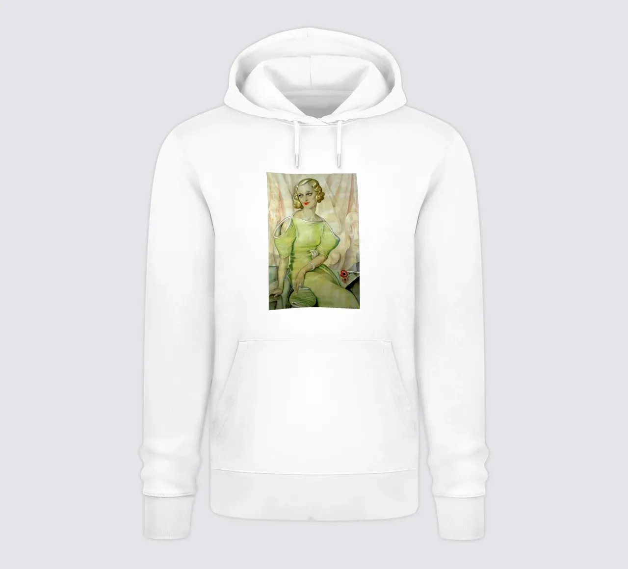 Gerda Wegener - Eva Heramb felpa con cappuccio da Vintage by JUNIQE