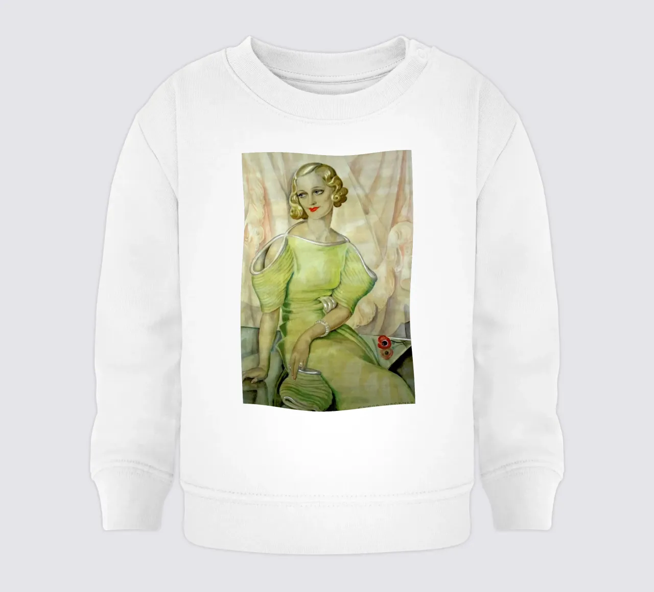 Gerda Wegener - Eva Heramb felpa neonato da Vintage by JUNIQE