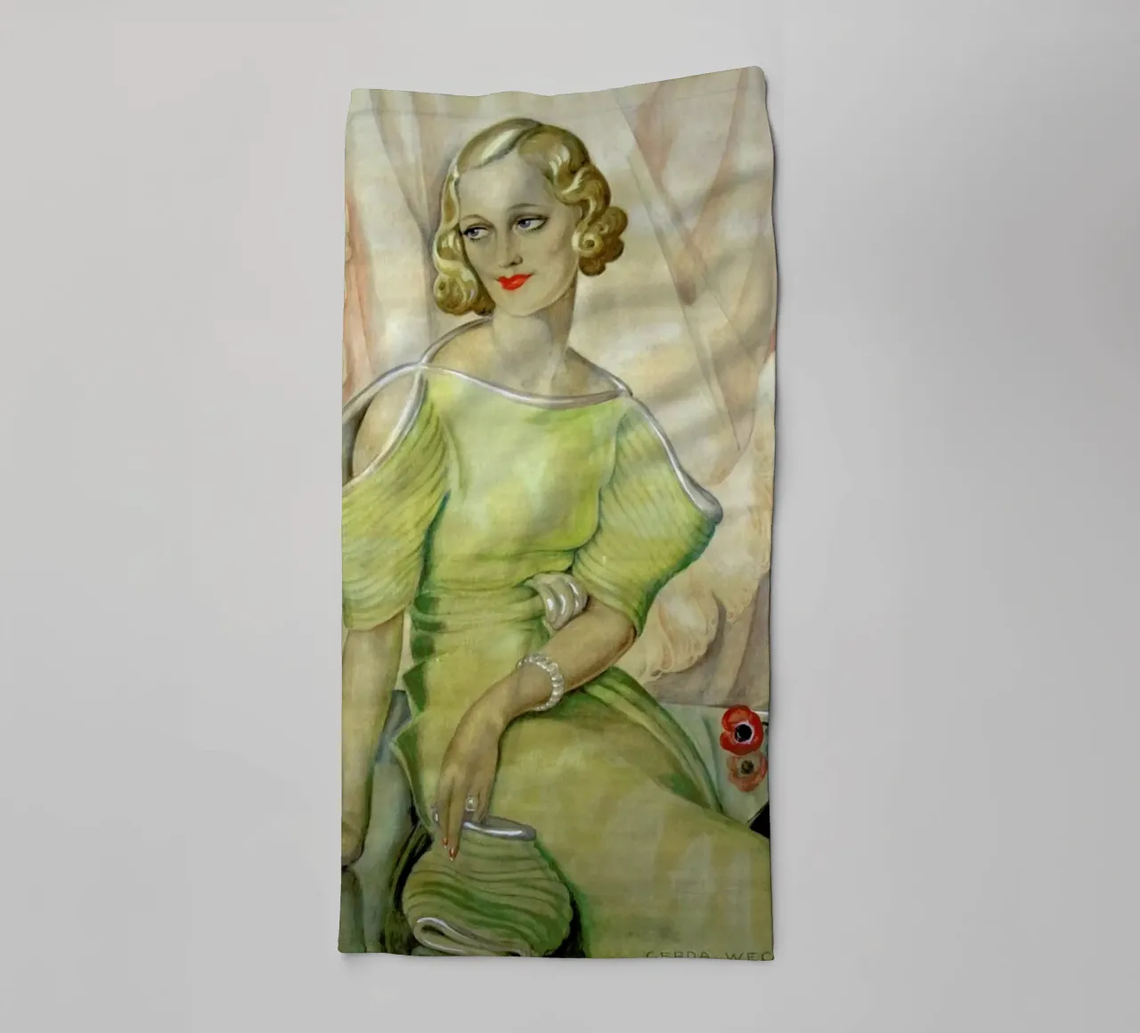 Gerda Wegener - Eva Heramb asciugamano da bagno da Vintage by JUNIQE