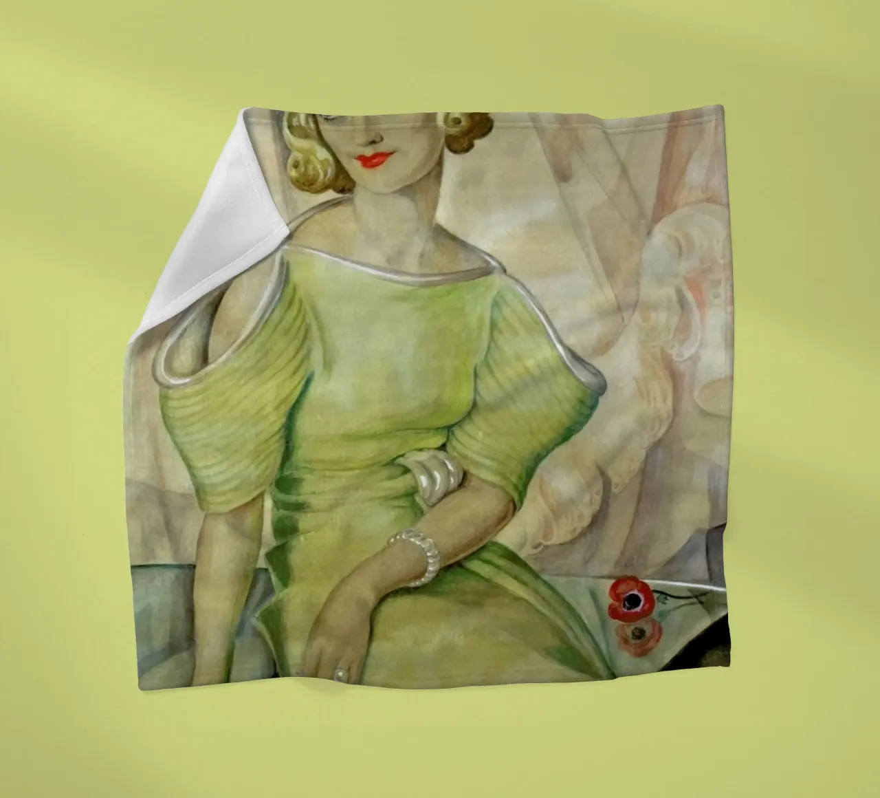 Gerda Wegener - Eva Heramb coperta in pile da Vintage by JUNIQE